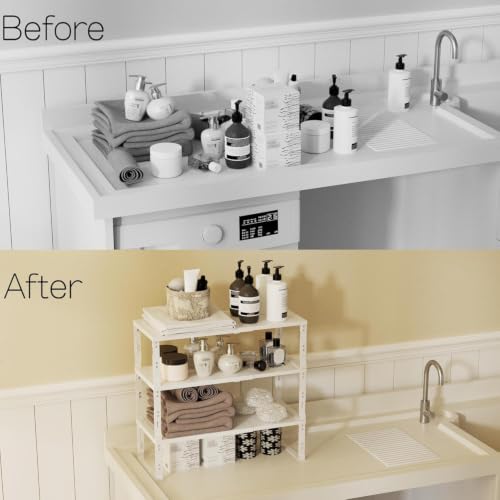 Heavy Duty Adjustable Metal Shelf Organizer (3 Count)
