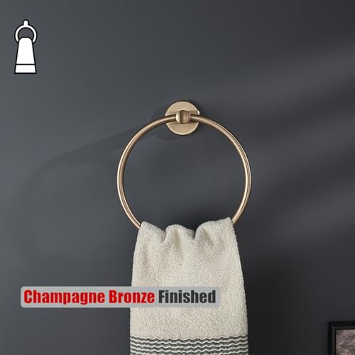 Towel Ring Champagne Bronze