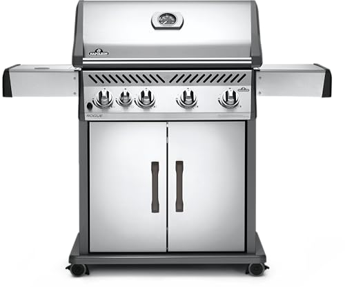 Rogue 525 4 Burner Natural Gas Grill with Range Side Burner