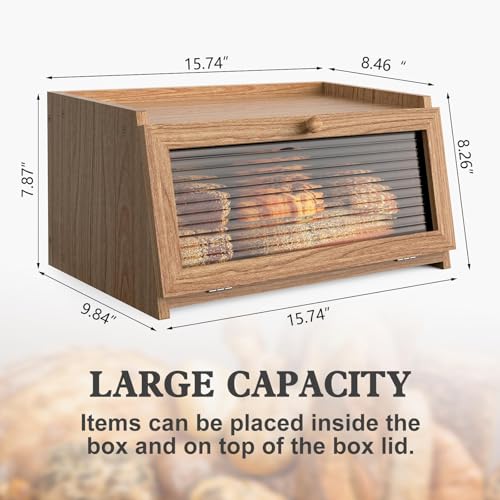 Bread Box for Kitchen Countertop