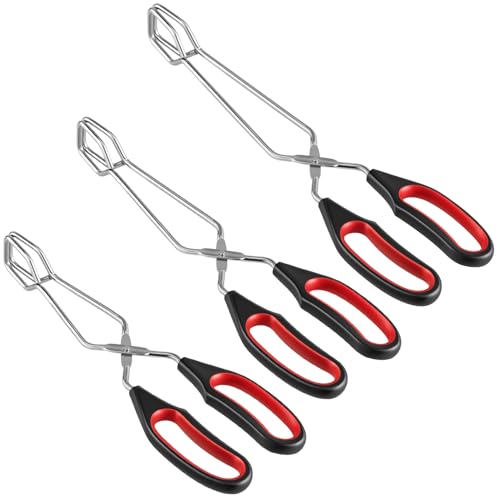 Stainless Steel Scissor Tongs 9.25 (3 Count)