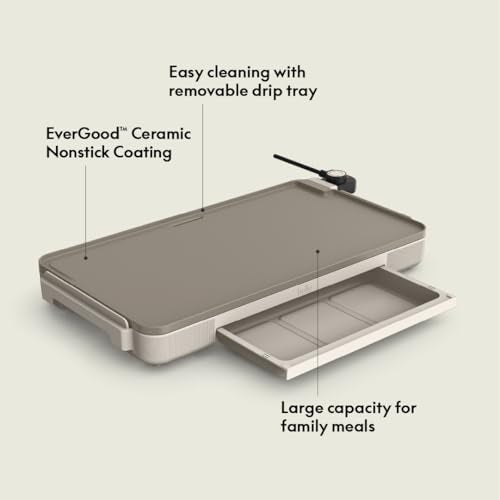 12 x 22 Electric Griddle with Warming Tray