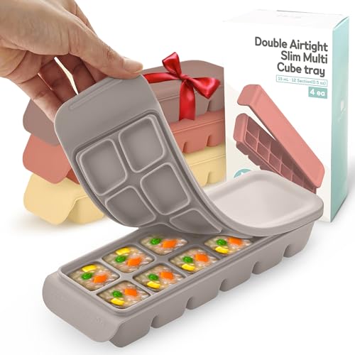 Baby Food Freezer Tray with Lid (4 Count)