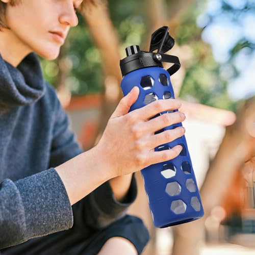 Glass Water Bottle