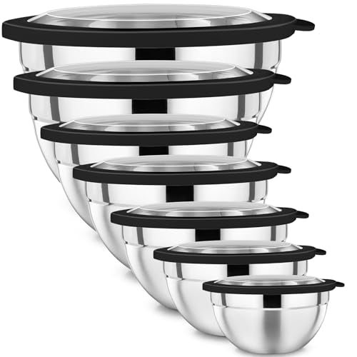 Mixing Bowl with Lid Set of 7