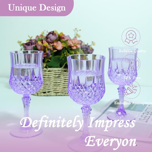 12Pack Plastic Wine Glasses (12 Count)