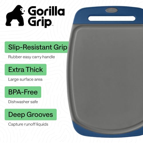 BPA Free Reversible Kitchen Cutting Board (3 Count)