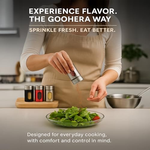 4 Piece Salt and Pepper Shakers Set