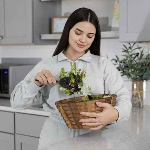 Acacia Wood Salad Bowl