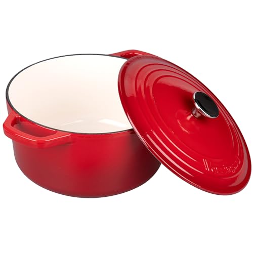 Enameled Cast Iron Dutch Oven Pot with Lid
