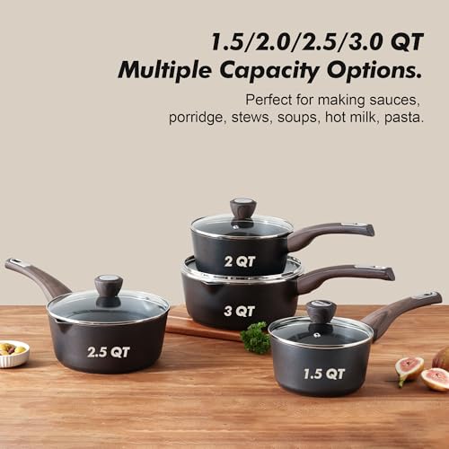 2.0 & 3.0 Quart Sauce Pan Sets with Lid