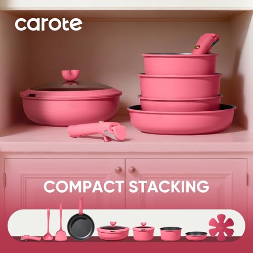 15pcs Pots and Pans Set Non Stick
