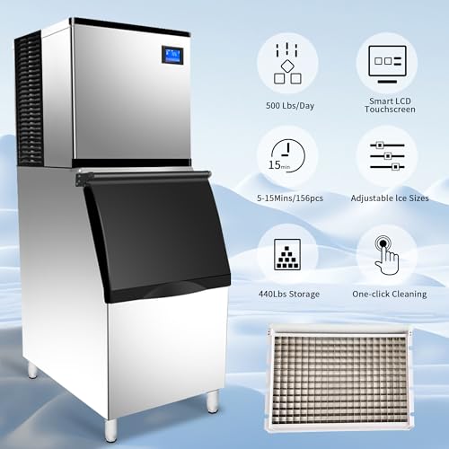 Commercial Ice Maker Machine 500 Lbs
