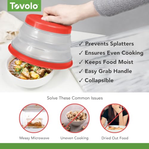 Microwave Splatter Cover for Food (3 Count)