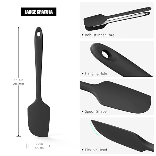 600°F Heat Resistant Silicone Large Spatula