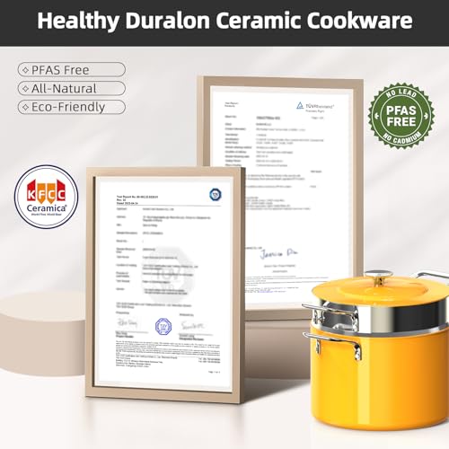 Lux 13pc Forged Lightweight Nonstick Ceramic Cookware Set