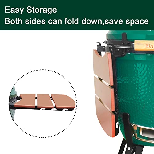Side Shelves Upgrade Plus Big Green Egg Accessories