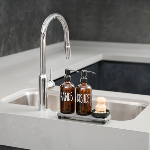 Soap Dispenser Set Comes with Stainless Steel Pumps
