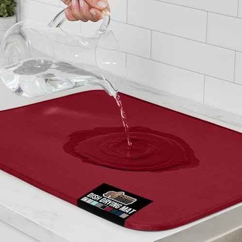 Ultra Absorbent Microfiber Dish Drying Mat