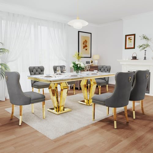 7 Piece Luxury Dining Room Set