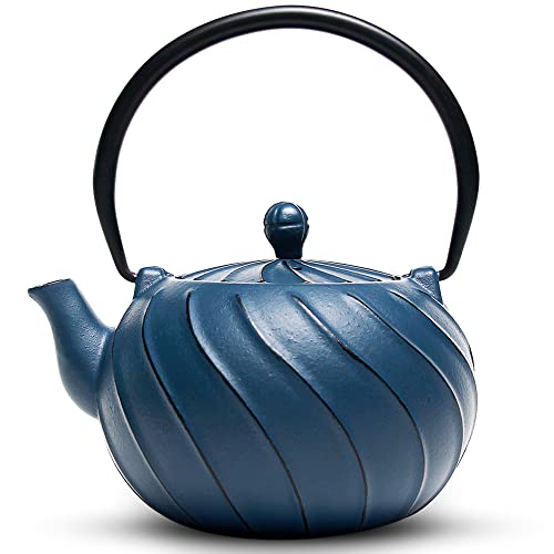 Tea Kettle TOPTIER Japanese Cast Iron Teapot with Stainless Steel Infuser