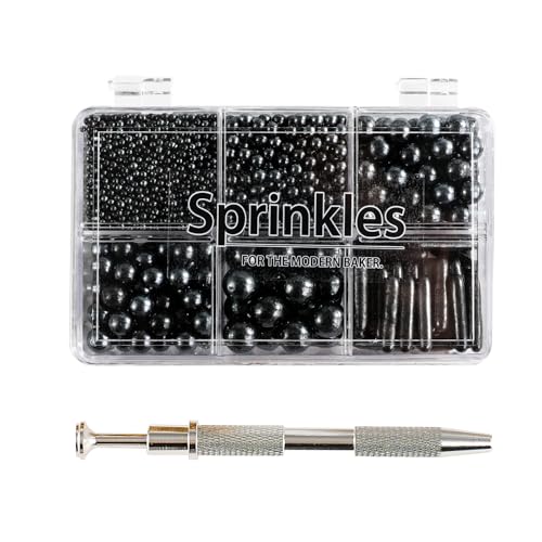 Black Mix Sugar Sprinkles (4.16 Ounce)