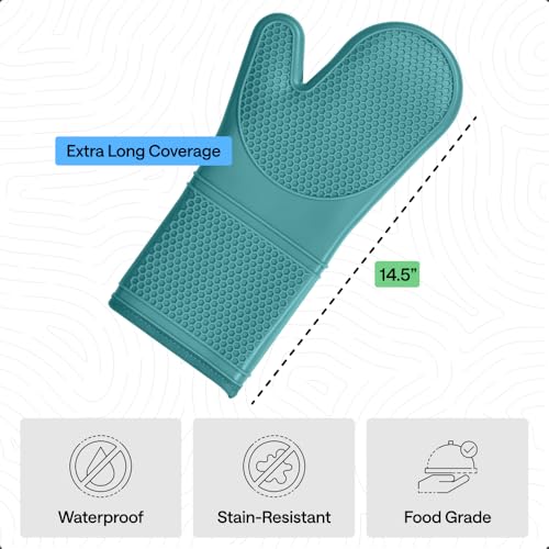 Silicone Oven Mitts (2 Count)