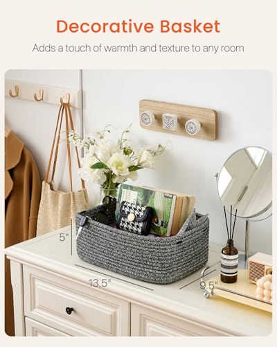 Small Woven Storage Basket for Organizing (3 Count)
