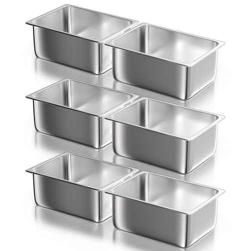Stainless Steel Steam Table Hotel Pan Set 1 (6 Count)