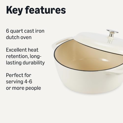 Enameled Cast Iron Dutch Oven Pot with Lid