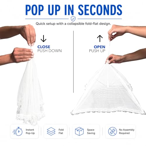 Pop Up Mesh Food Covers (6 Count)