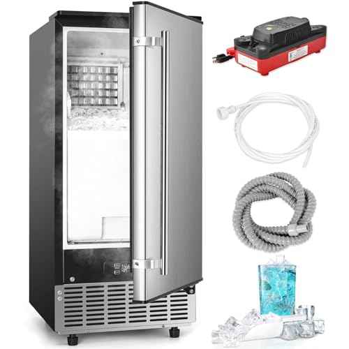 Commercial Under Counter Ice Maker with Drain Pump