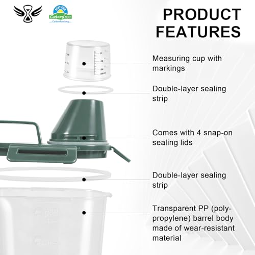 Airtight Rice Storage Container (2 Count)