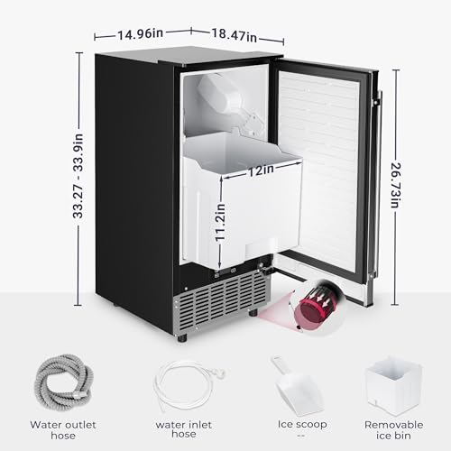Commercial Under Counter Ice Maker Machine