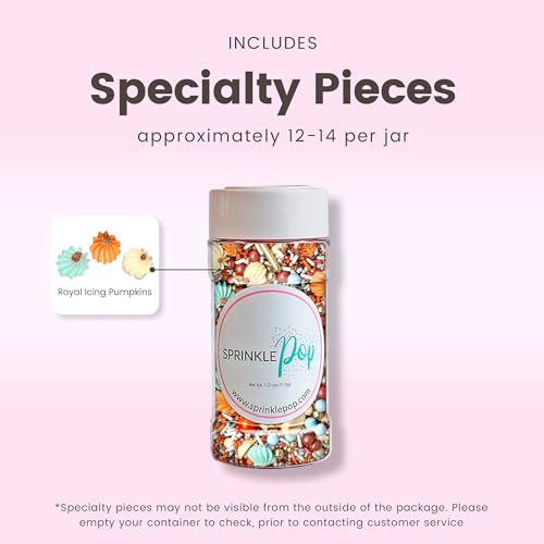 Pumpkin Carriage Sprinkle Mix (4 Count)