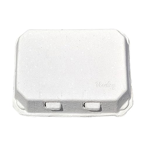 White Half Dozen Blank Egg Cartons (20 Count)