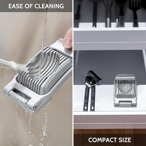 Heavy Duty Stainless Steel Wire Egg Slicer for Hard Boiled Eggs