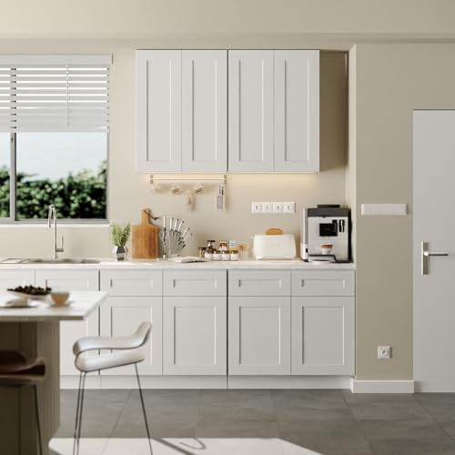 Solid Wood Laundry Room Wall Cabinets