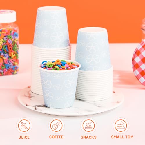 100 Pack 3 oz Bathroom Paper Cups for Mouthwash (100 Count)