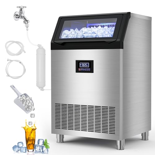 350 lbs High Output Commercial Ice Maker Undercounter Built