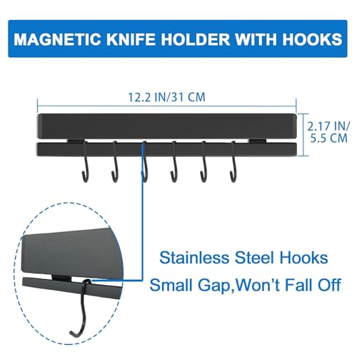 12 Inch Magnetic Knife Strip for Wall
