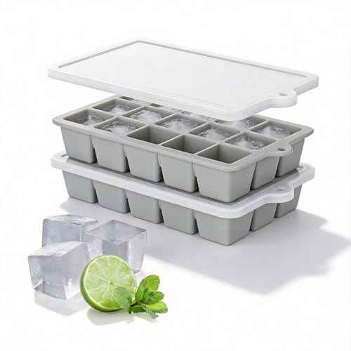Silicone Ice Cube Tray 2 Pack (2 Count)