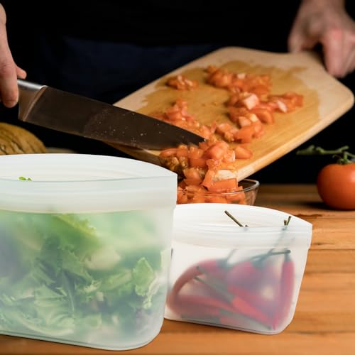 Silicone Bags for Food Storage (5 Count)