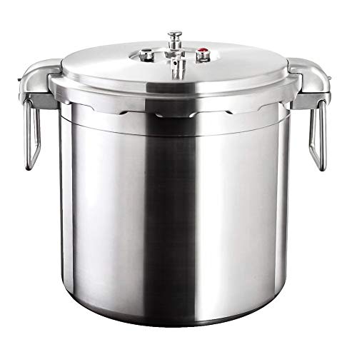 32 Quart Stainless Steel Pressure Cooker Extra Large Canning Pot with Lid for Commercial Use