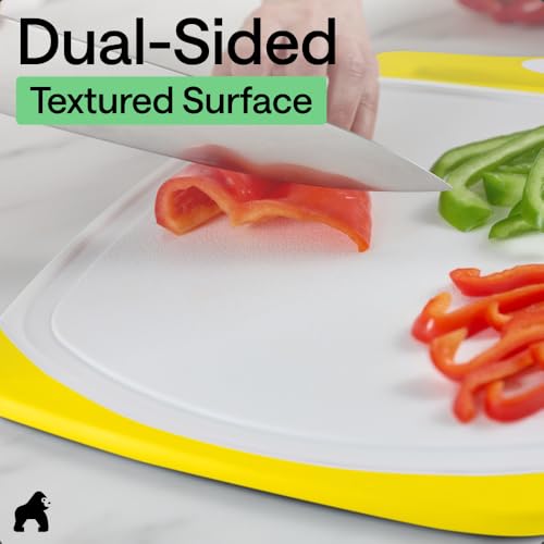 BPA Free Reversible Kitchen Cutting Board (3 Count)