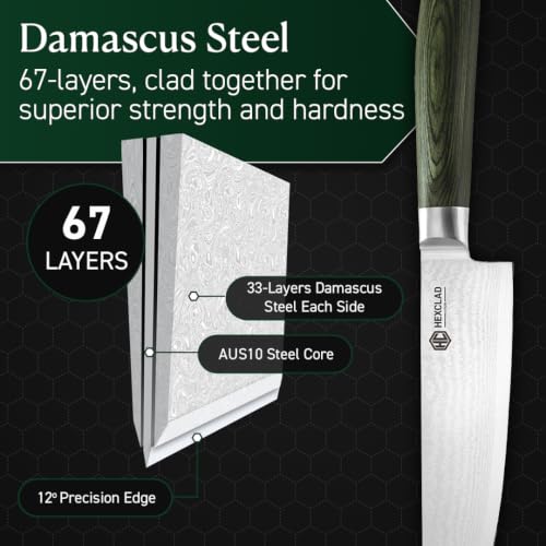 8" Japanese Damascus Stainless Steel Chef Knife