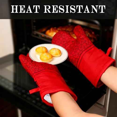Oven Mitts and Pot Holders Sets 6pcs (6 Count)