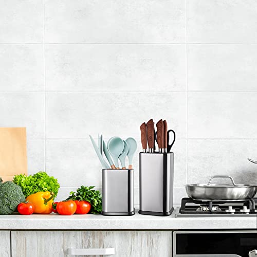 Stainless Steel Kitchen Utensil Holder for Countertop