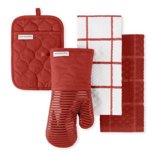 Quilted Cotton Oven Mitt