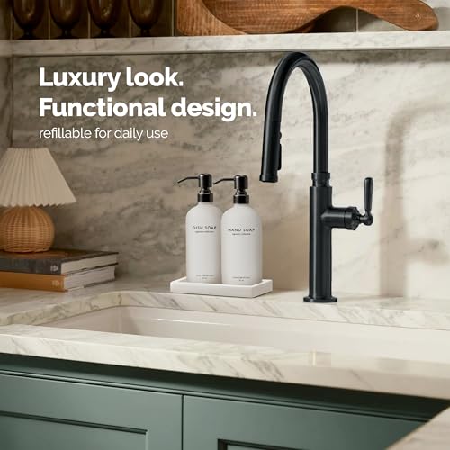 Glass Soap Dispenser Set (2 Count)